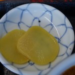 永井食堂 - （2018/7月）「もつ煮定食」の漬物