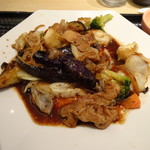 Ootoya - 豚バラ肉とたっぷり野菜の豆鼓炒め
