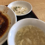 みわ亭 - 箸休めのパスタサラダ、スープ