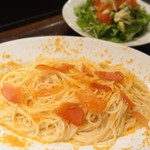 Karasumi spaghetti