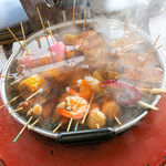 ドライブイン夕陽‎ - セルフ申告のおでん鍋。今回は我慢しましたけど・・・美味しそう。