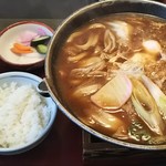 坂東太郎 - 坂東みそ煮込みうどんランチ 1,160円♪