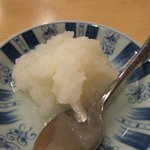 ふく田 - 鱧フリッタ－用おろしレモン