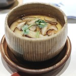 鮓 きずな - 岡山県の椎茸+白身魚の茶碗蒸し