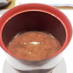 鮓 きずな - あおさの赤だし