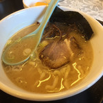 駅前食堂 - ミニ中華そば（こってり）