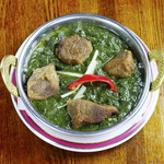 mutton and spinach curry