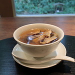 齋華 - 松茸の干しスープ