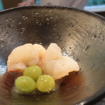 齋華 - 海老と銀杏塩味炒め