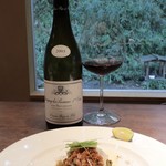 齋華 - 「四川風蒸し蚫、肝和えそば」ペアリングワイン