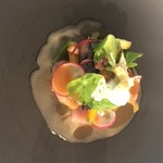 前菜：いろいろな野菜。