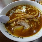 田沢食堂 - カレー中華500円
