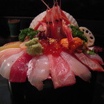 海鮮丼（角度を変えて）