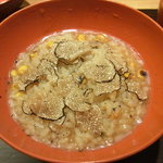 虎白 - サマートリュフとコーンの雑炊