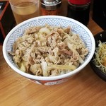 丼太郎 - 牛丼セット大盛￥500