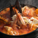 Seafood sundubu jjigae