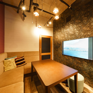 Completely private room with TV that can be used in a wide range of situations