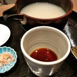 手打ち十割そば 振甫町 縁 - 辛汁と蕎麦湯