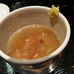 手打ち十割そば 振甫町 縁 - 蕎麦湯