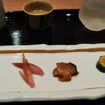 手打ち十割そば 振甫町 縁 - お通し