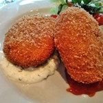 つばめグリル - [料理] 帆立のクリームコロッケ アップ♪ｗ
