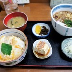 富士見屋 - ホタテ丼セット　1,200円