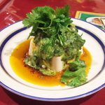 ガラムマサラ - パクチー冷や奴