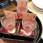 Kaisenya Hakodate - 「道産酒利き酒セット」(1026円)