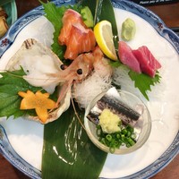 海鮮家 はこだて 本店 - 「本日の五点盛り」(1058円)