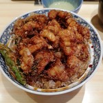 Yukimura - 名物のかき揚げ丼（大盛り無料・1200円）