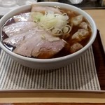 手打ちラーメン 清仁軒 - 【2018.10.09(火)】醤油チャーシューワンタンメン(大盛・232g)1,150円