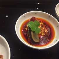 中國菜 心香 - 皮蛋と汲み上げ湯葉の麻辣仕立
                (ソースと湯葉が激ウマ)