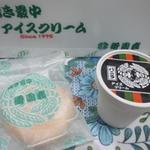 ぷらんぼん - 御園座手焼き最中アイス