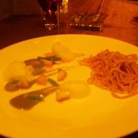 RISTORANTE OZIO - 【ビーツを練りこんだパスタ】　☆３