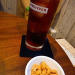 bar BARISA - お通しでスパイシーなピーナッツ！
            テキーラのカクテル頂き(^^)