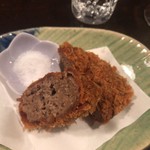 かんだ光壽 - メンチカツ