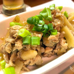 キッチンひとさら - ジャガイモと挽肉の炒め物