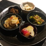 Assortment of 5 types of Kyoto obanzai