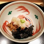 にい留 - 天然ブリ、なめこ