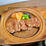 萬寿野 - 和牛の陶板焼き