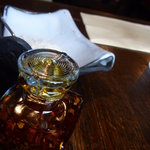 イタリア料理 アルセーバ - とうがらし入りオイルとチーズ