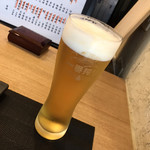 秀徳 善 - お決まりの生ビール