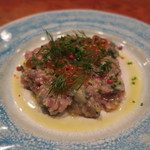 Ata - 寒ぶりと秋茄子 クスクスのタルタル2