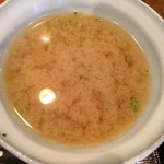 とんかつ専門店 恵庭屋 - 味噌汁