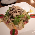 銀座 らん月 - 季節メニュー：きのこサラダ