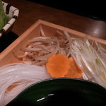 銀座 らん月 - 本日のしゃぶしゃぶ野菜