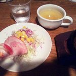 Dining Bar O2 - 野菜サラダ・オニオンスープ