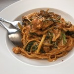 もりのたね - ◎エビと白みそのパスタ