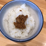 らーめん もんつきかかか - 山わさびご飯（150円）