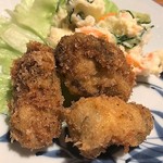 こよい寿司 - 牡蠣フライ＆ポテサラ